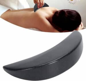 Un kit di pietre di basalto caldo per rilassare i piedi e promuovere la salute attraverso un massaggio con pietre calde