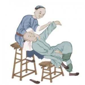 Immagine di una donna che pratica il massaggio Amma Una donna che pratica il massaggio Amma, una tecnica antica originata in Giappone e che si prefigge di riequilibrare le energie del corpo attraverso lutilizzo di tecniche di pressione, impastamento e scivolamento