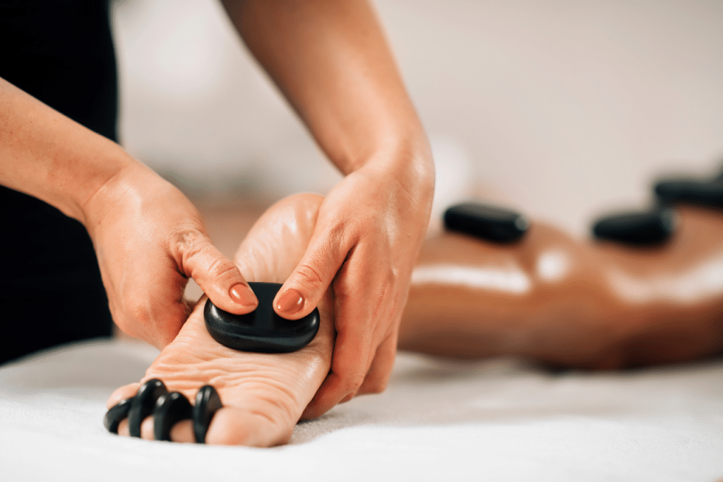 massaggio hot stone